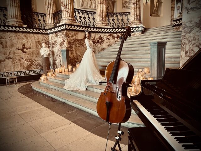 Bride at Holkham Hal