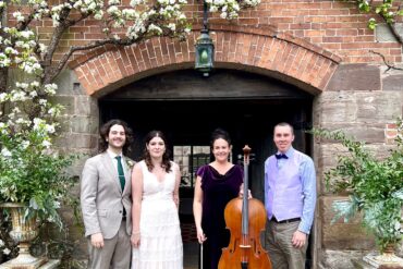 Wedding musicians for Carrie and Mark at Balmer Lawn