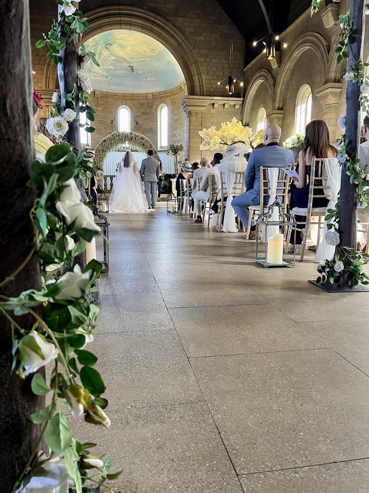 Wedding Ceremony at Sneaton Castle