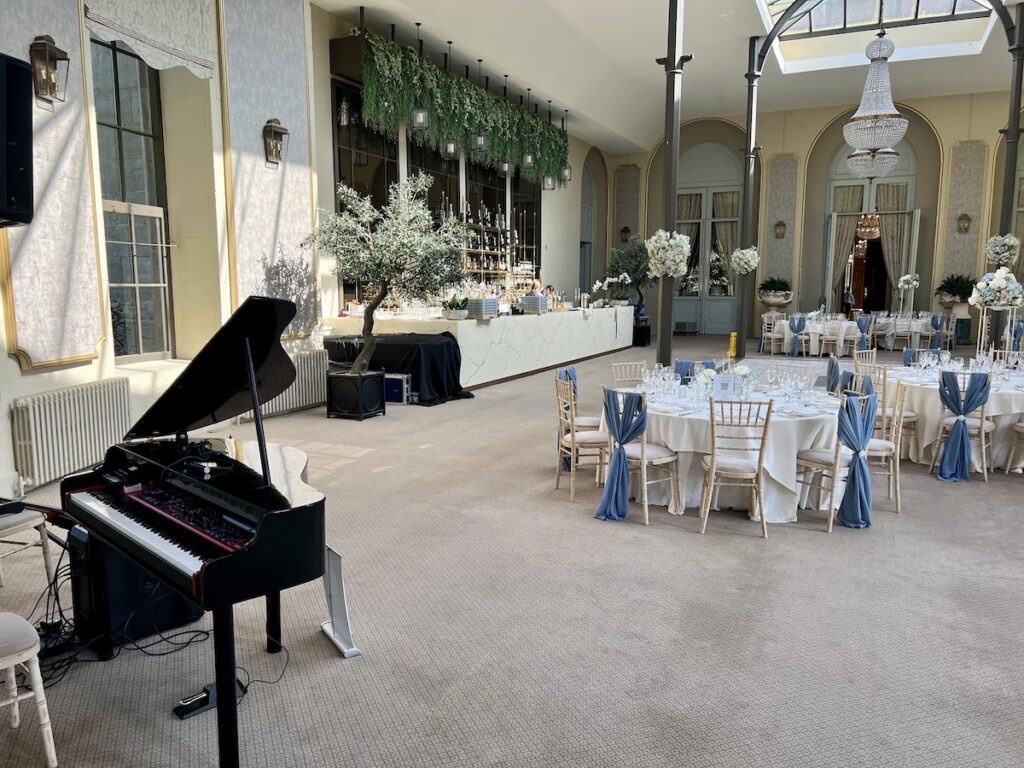 Meal Room with piano at Wynyard Hall