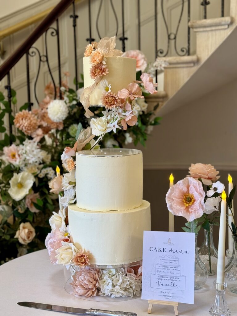 Wedding Cake at Eastington Park Gloucestershire