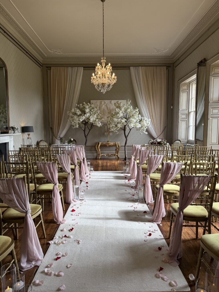 Ceremony Room at Rise Hall in Yorkshire