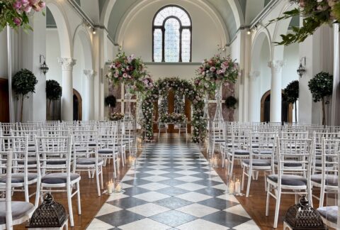 Ceremony Chapel at Hawkstone Hall in Shropshire