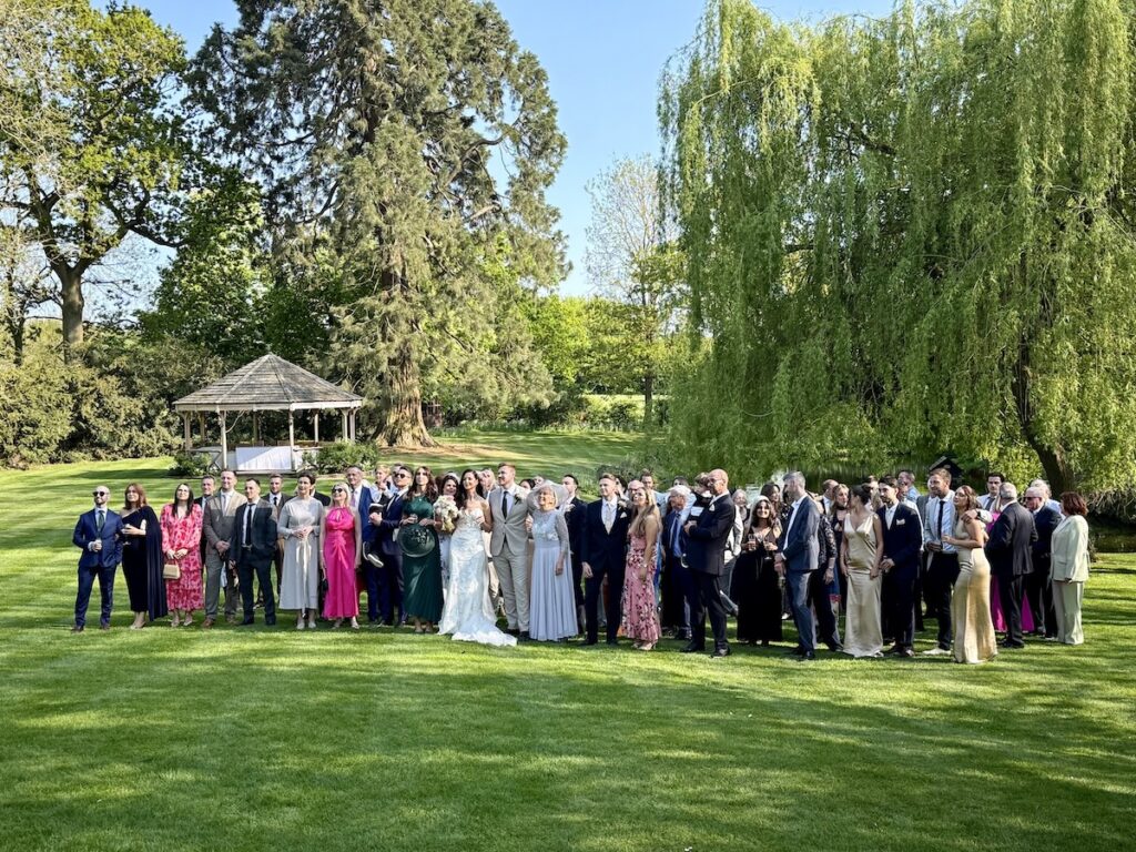Wedding Group Photo at Mulberry House in Essex