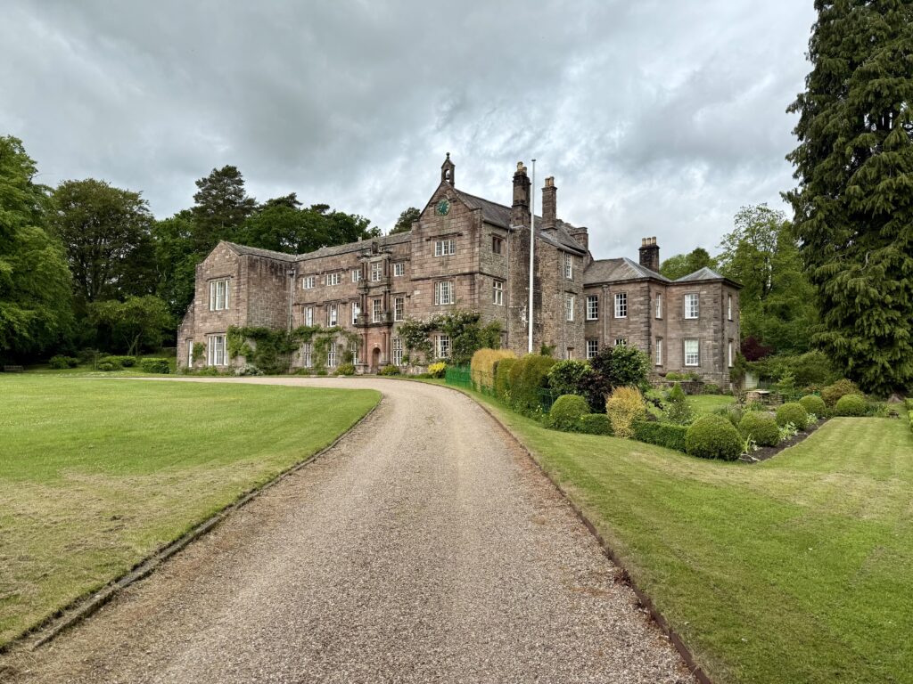 Outside of Browsholme Hall Clitheroe