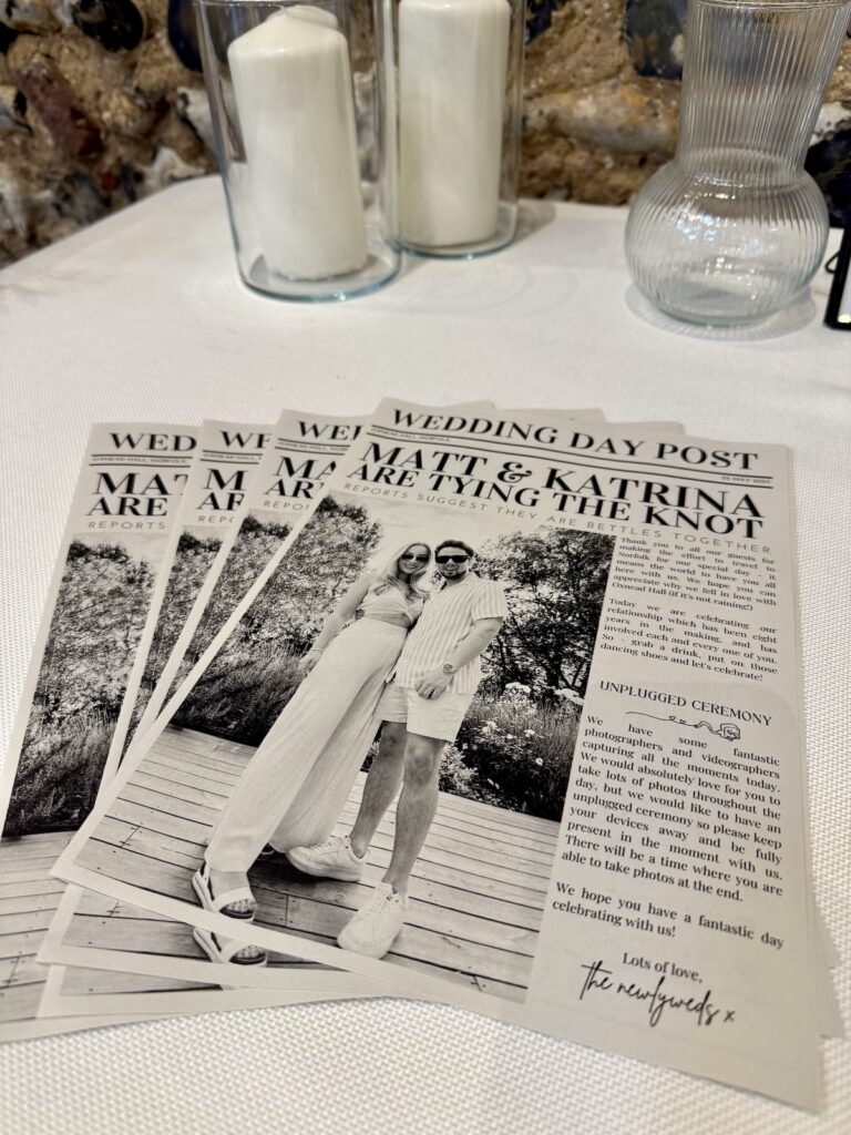 Wedding news at Oxnead Hall in Norfolk