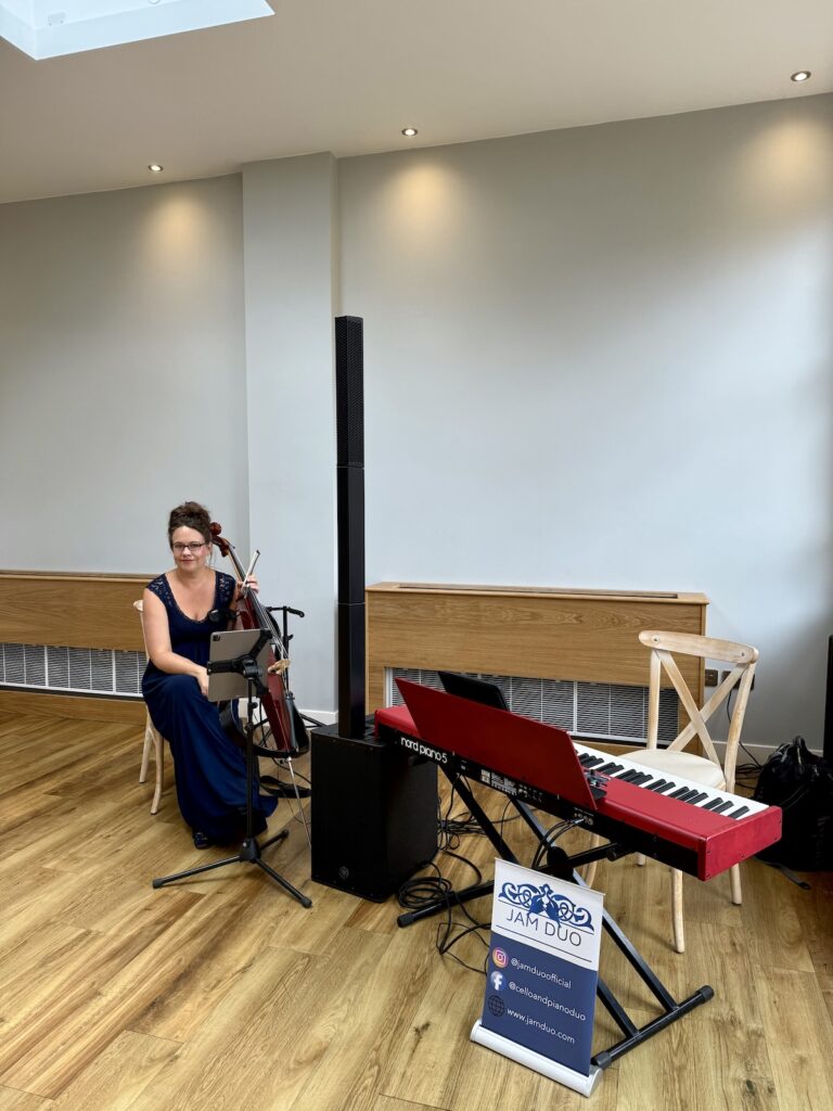 JAM Duo Wedding Musicians at Bredenbury Court Barns