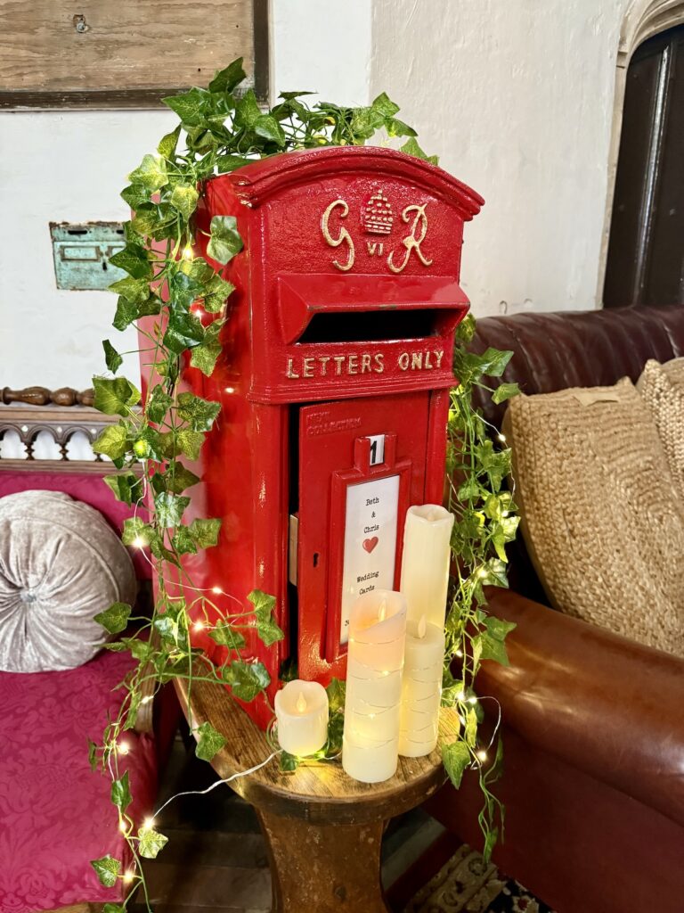 Post Box at The Flint Room in Norwich