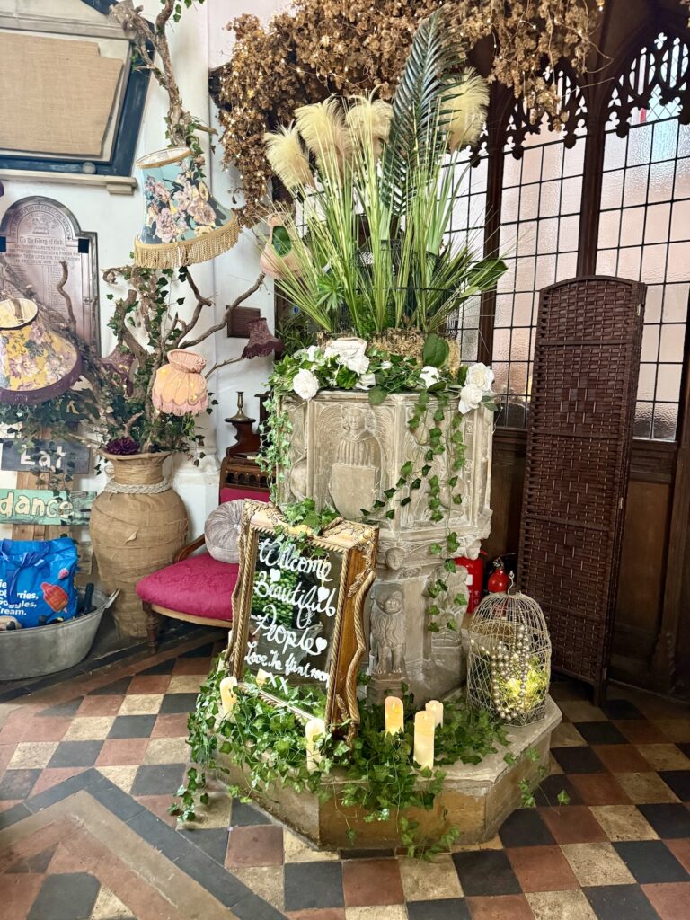 Decor at The Flint Room in Norwich