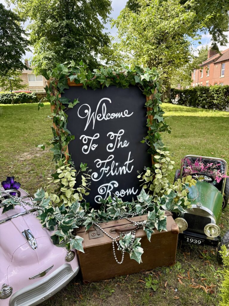 Welcome at The Flint Room in Norwich