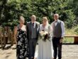 JAM Duo with Bride and Groom at Hackness Grange in Yorkshire