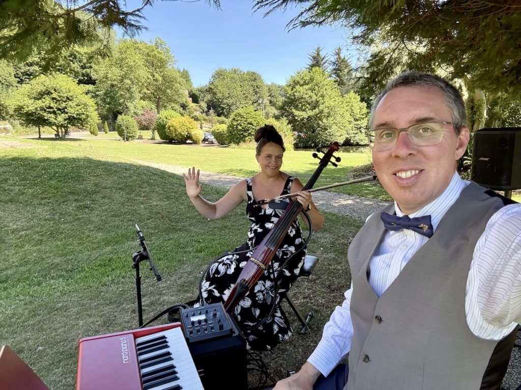 JAM Duo cello and piano duo at Hackness Grange in Yorkshire