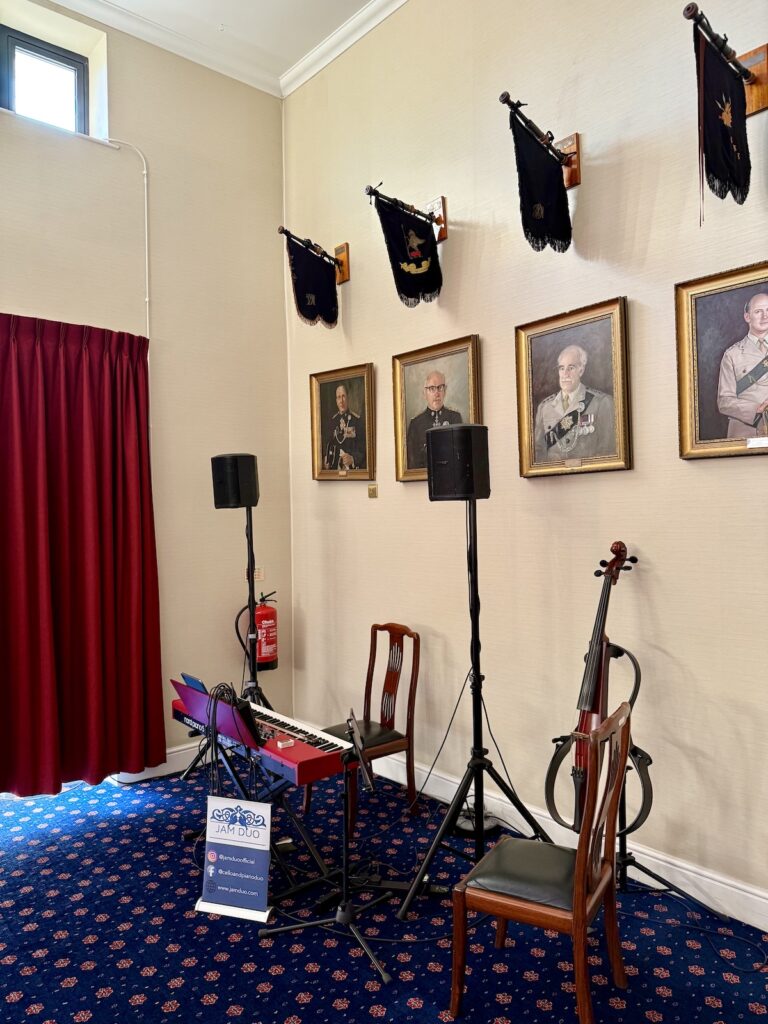 JAM DUo Piano and Cello St Omer Barracks Aldershot Barracks