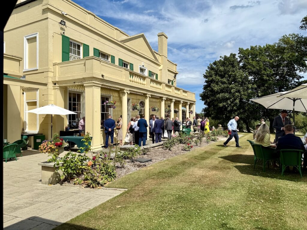 outdoor Garden Drinks Reception at The Lawn, Rochford, Essex