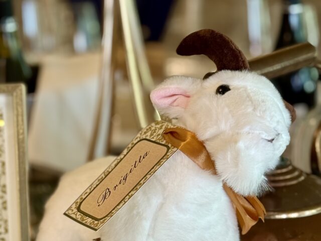 Cuddly Goat Toy at Audleys Wood Hotel in Basingstoke.