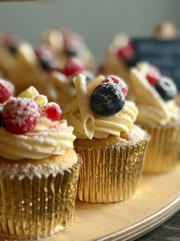 Wedding cakes cupcakes at Hanbury Barns in Staffordshire