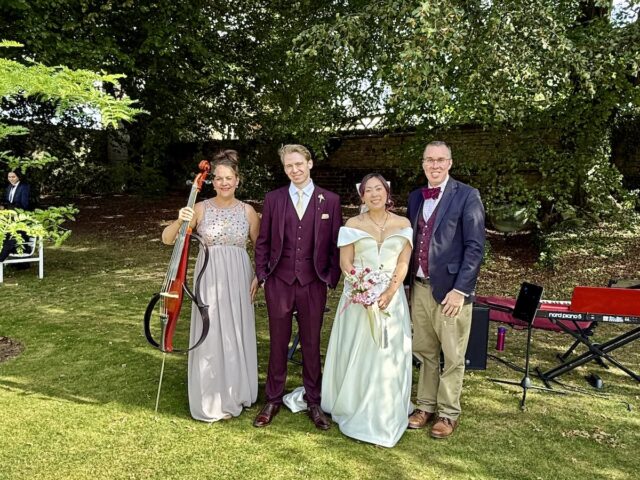 JAM Duo at Hooton Pagnell Hall in Doncaster South Yorkshire.
