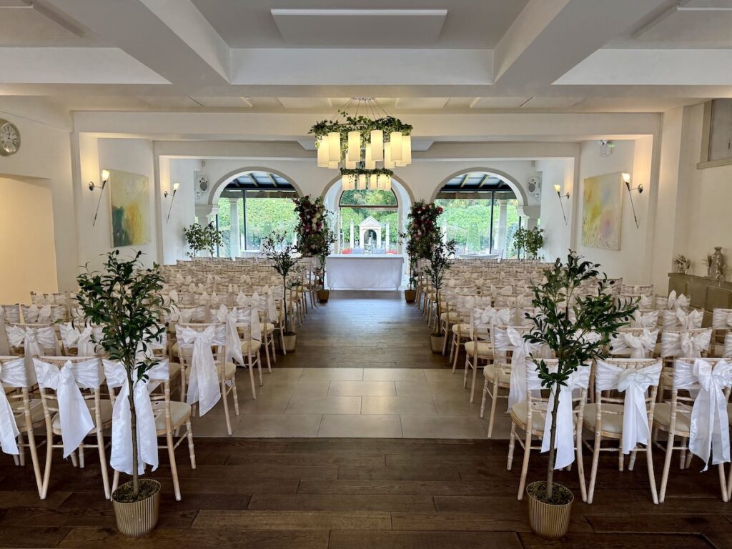 Weding at Compton Acres Italian Villa