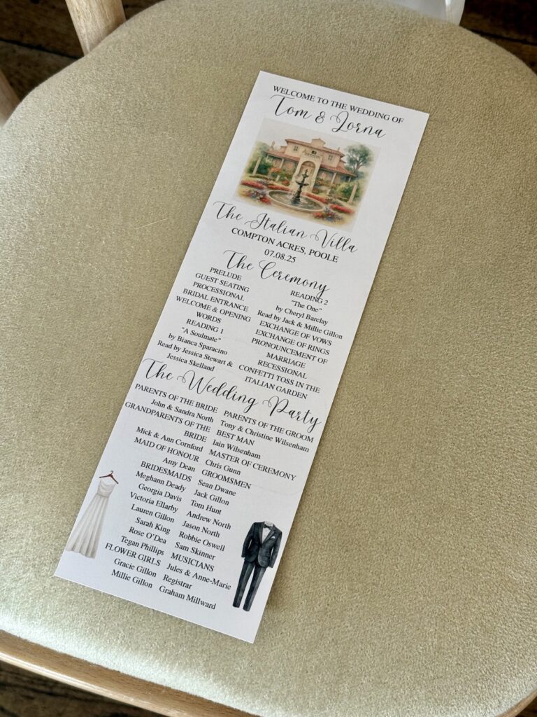 Weding at Compton Acres Italian Villa