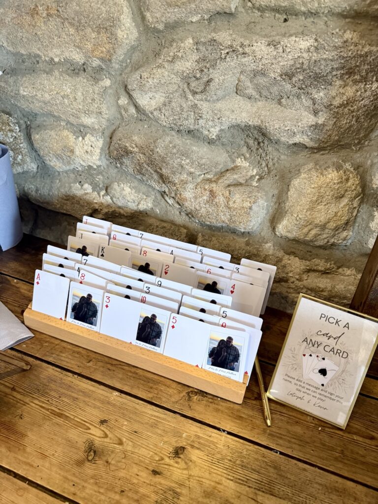 Playing cards at Northside Farm in Horsley Newcastle