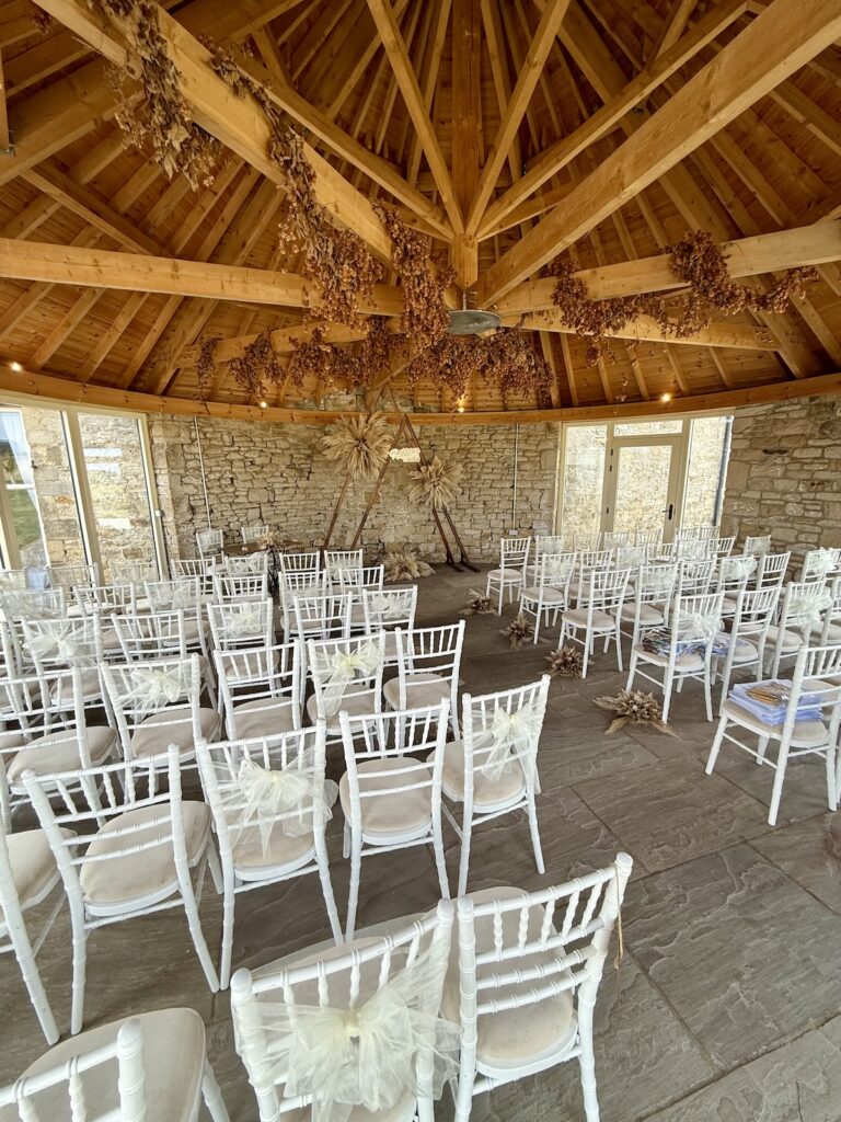 Ceremony Room at Northside Farm in Horsley Newcastle
