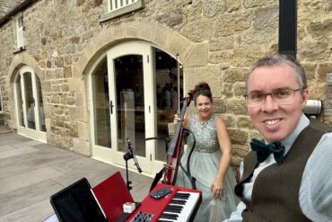 Daytime music for Bethany & Connor’s Wedding at The Warren Estate, Essex