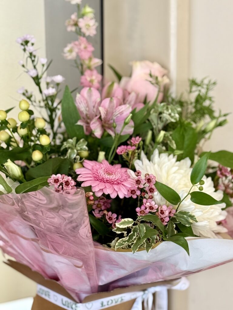 Floral display at Tickton Grange