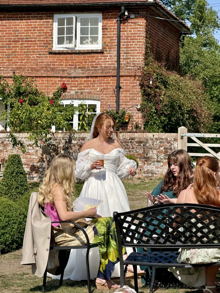 Bride at Ufton Court