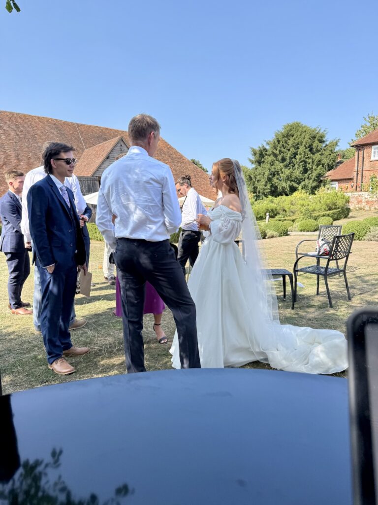 Bride at Ufton Court