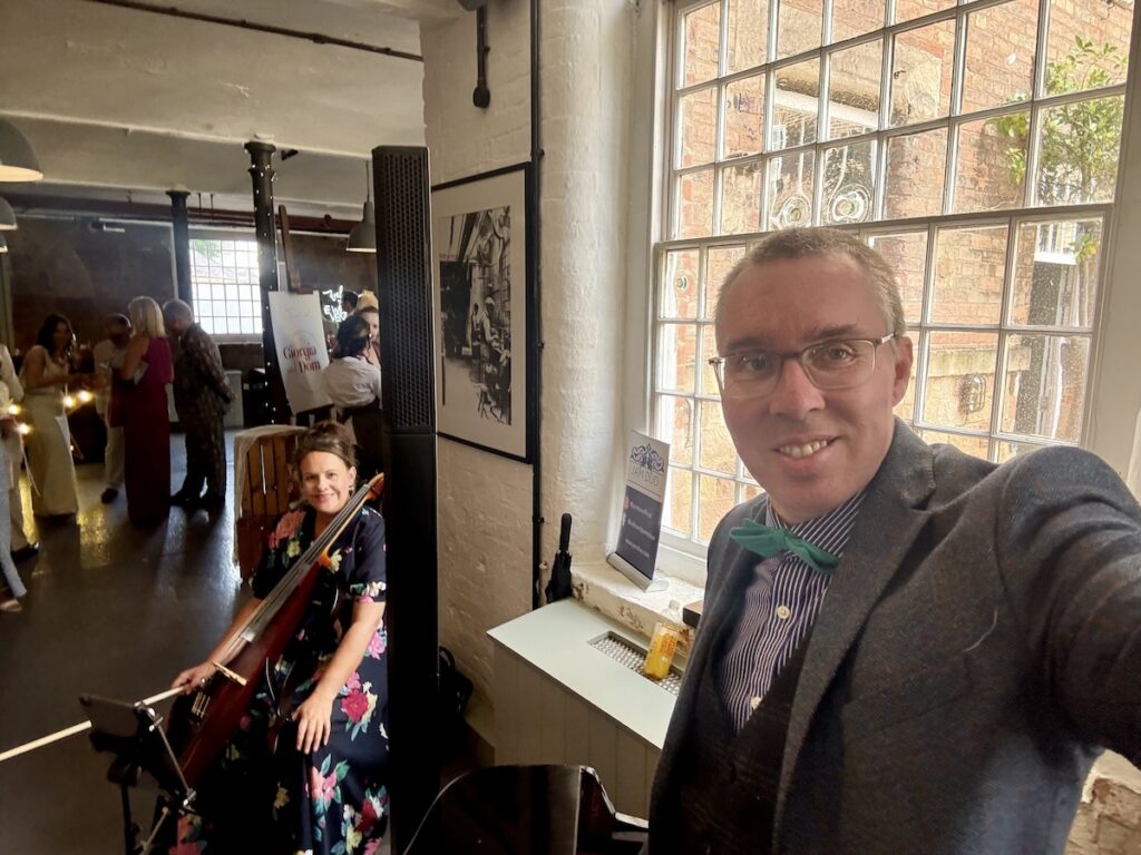 JAM Duo at the West Mill Wedding Venue in Derby