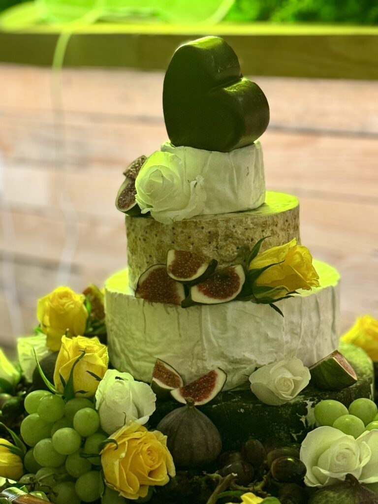 Cheese board at the Ash Barton Estate in North Devon