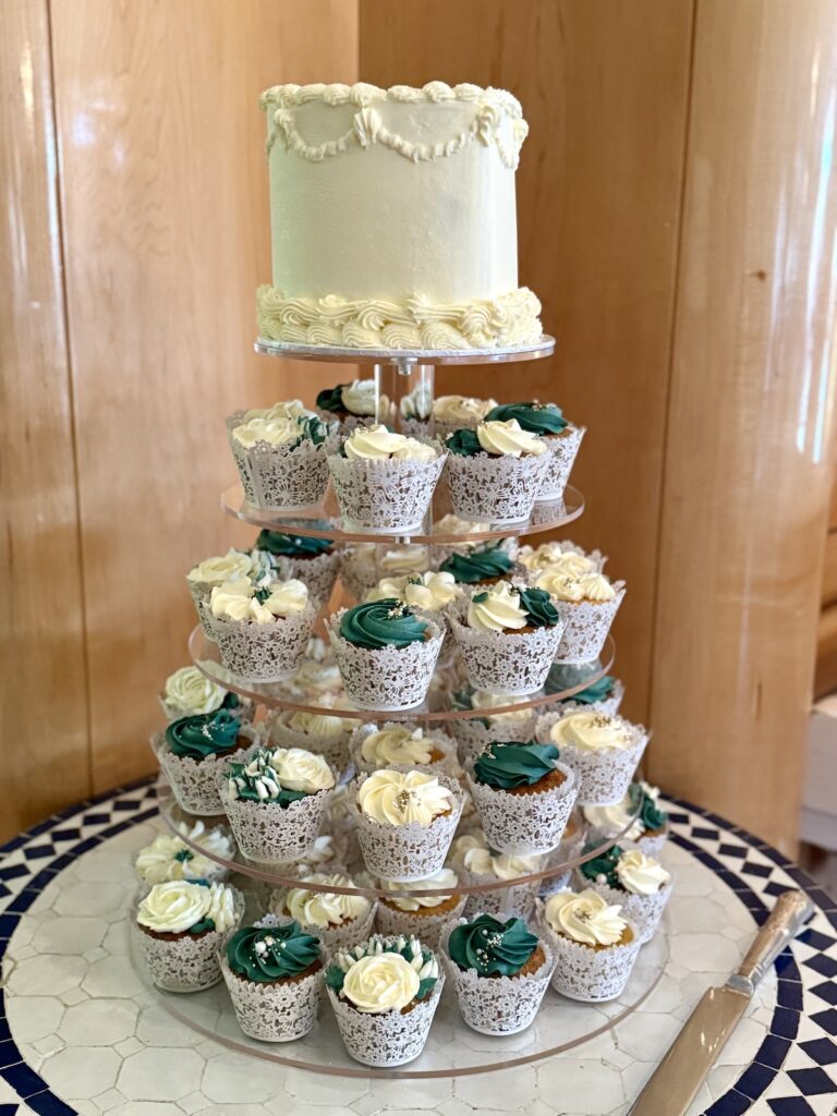 Wedding cakes at Friern Manor in Essex