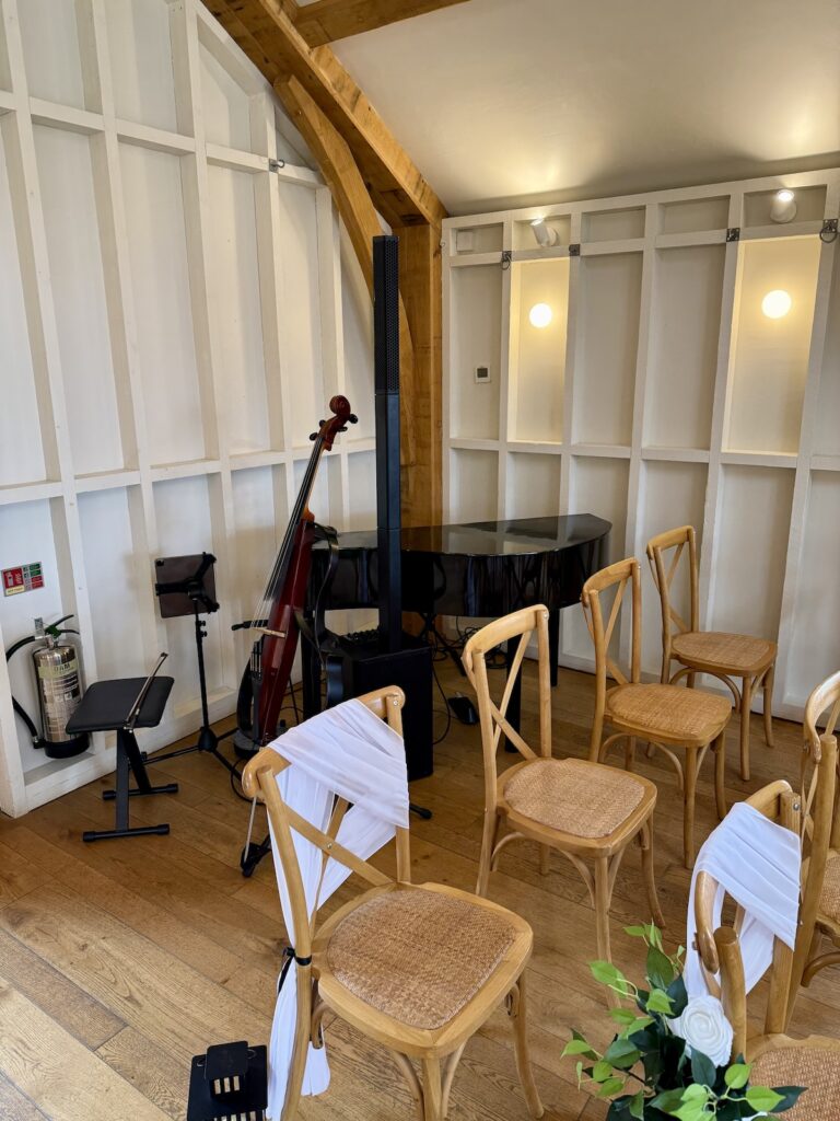 JAM Duo Piano and Cello at Hyde House in the Cotswolds