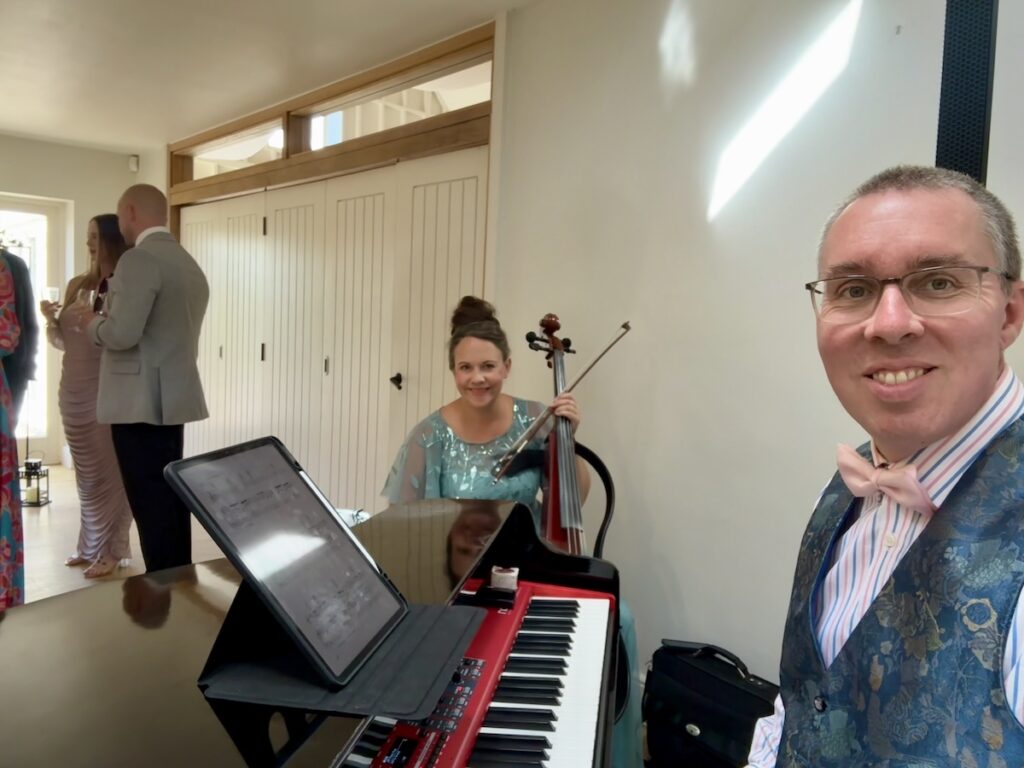 JAM Duo Cello and Piano at Hyde House in the Cotswolds