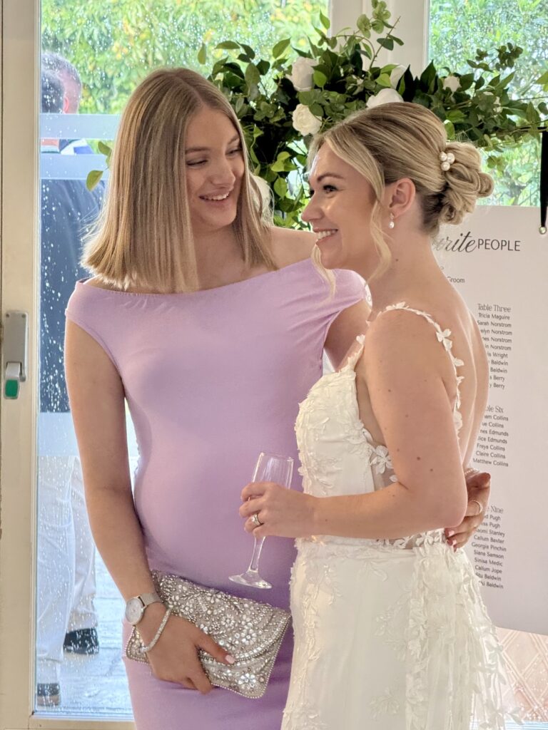 Bride at Hyde House in the Cotswolds