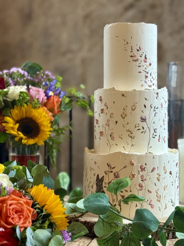 Wedding cake at the Priests House in Skipton