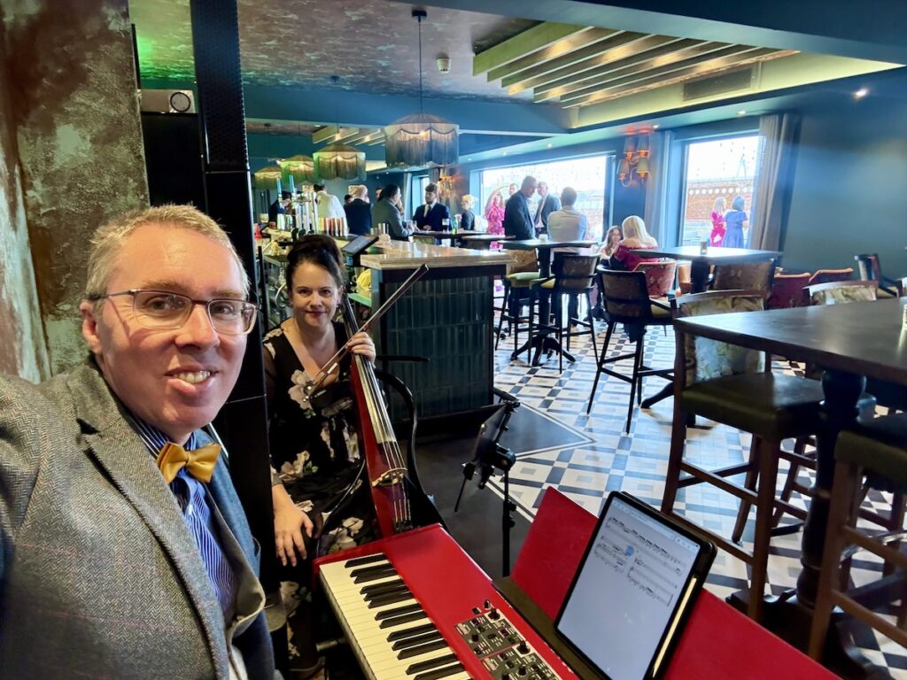 JAM Duo Cello and Piano Duo at The Grand in Southport near Liverpool.