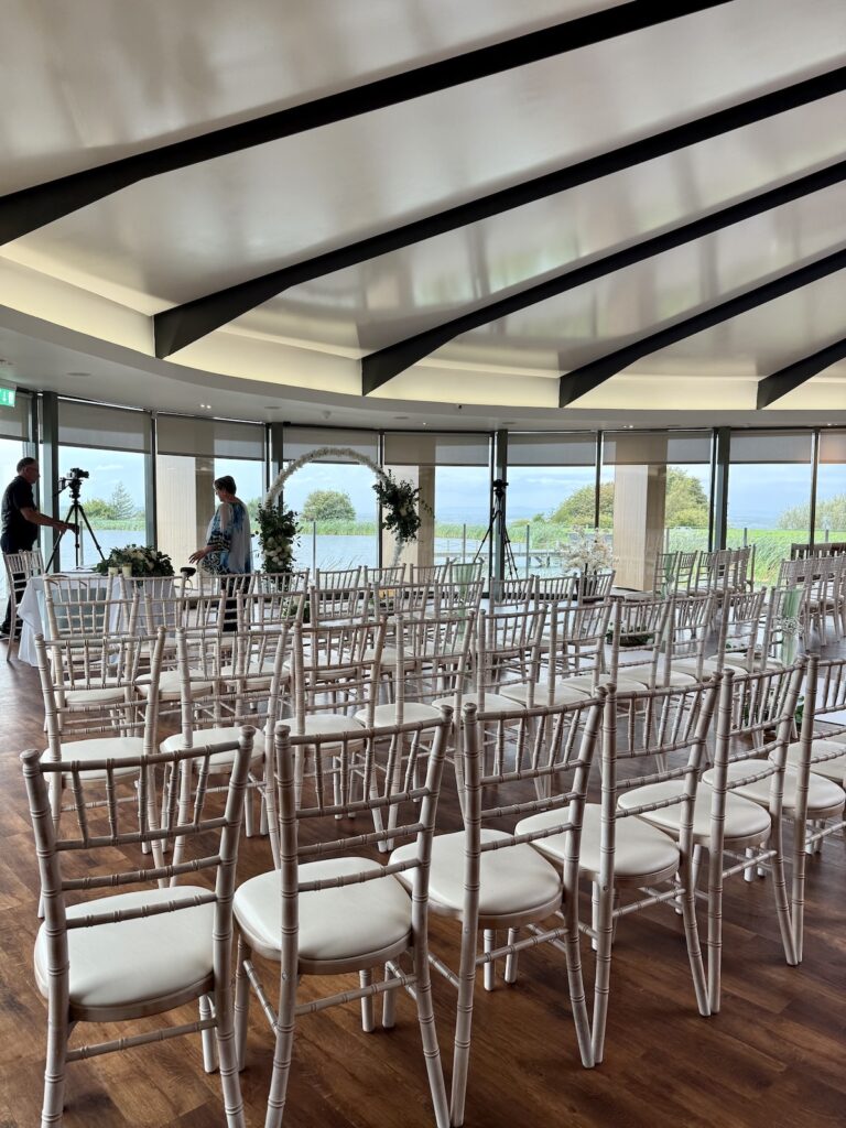 Ceremony space at The Vu in Bathgate Scotland