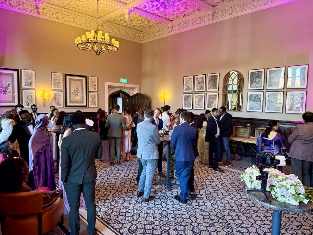 Wedding Drinks reception with live music at Tortworth Court in the Cotswolds and Gloucestershire.