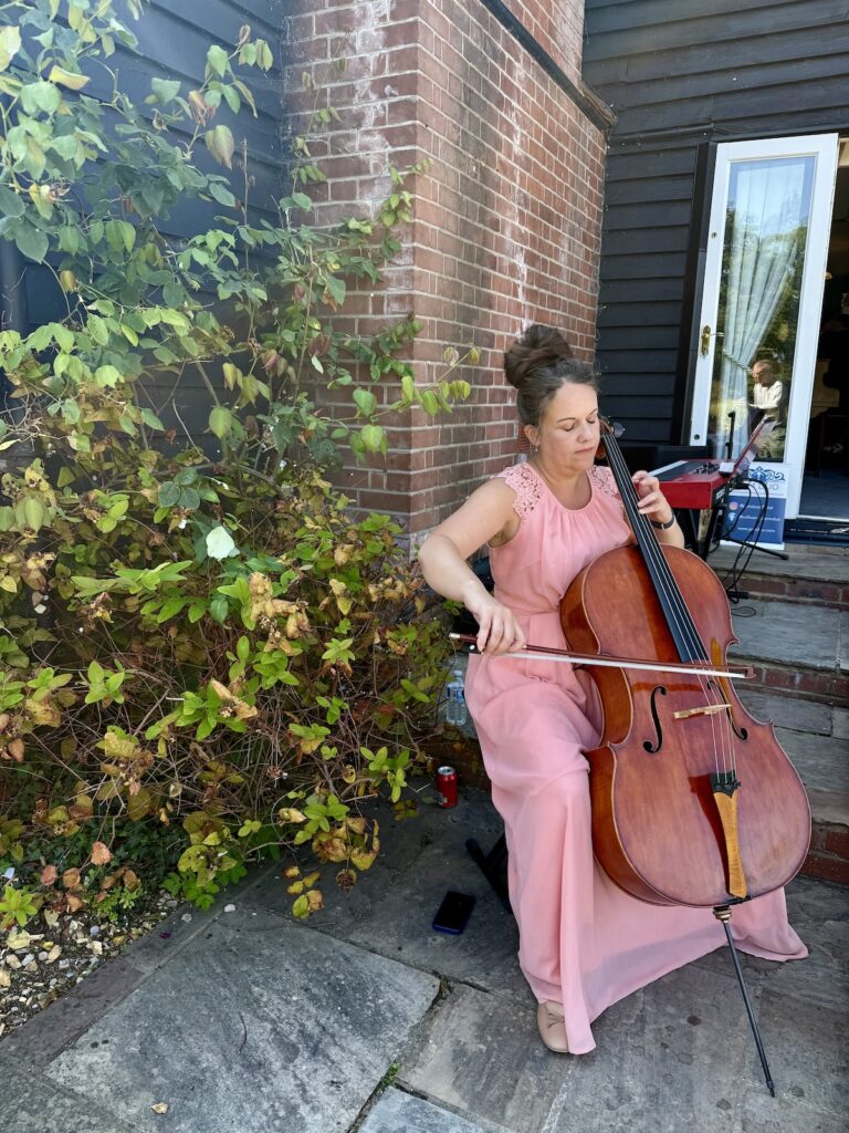 JAM Duo Wedding Musicians in Essex - Daytime music cello and piano