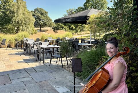 JAM Duo Wedding Musicians in Essex - Daytime music cello and piano