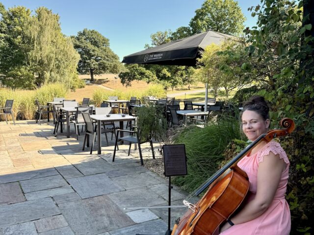 JAM Duo Wedding Musicians in Essex - Daytime music cello and piano
