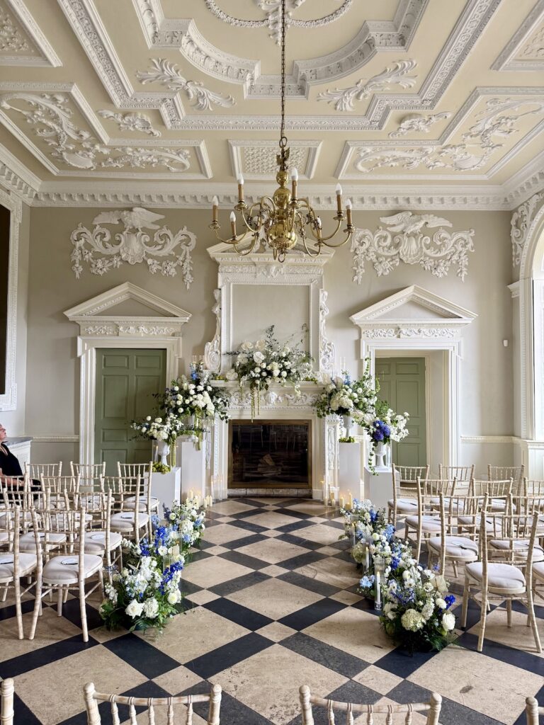 Ceremony room at Crowcombe Court in Somerset