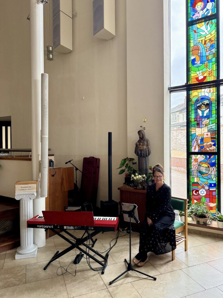 JAM Duo Cello and Piano at St Joseph's RC Church in Clarkston, Glasgow, Scotland