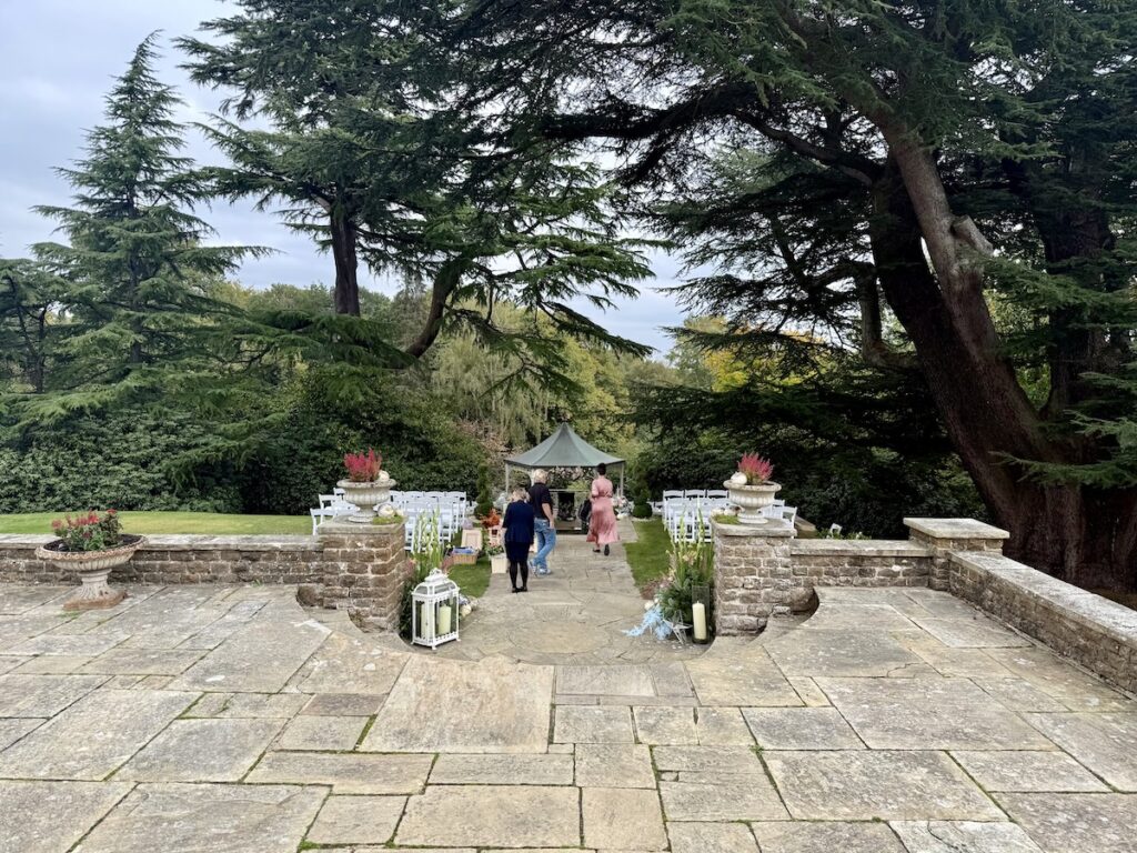 Outdoor Wedding Ceremony at Pennyhill Park