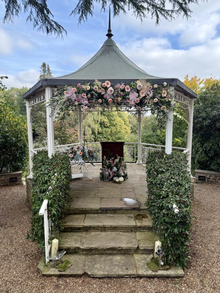 Ceremony space at Pennyhill Park