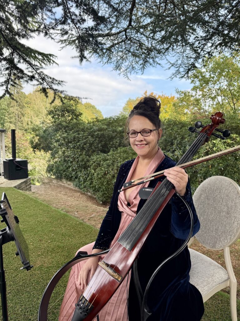 Anne Marie Humphries Cellist at Pennyhill Park