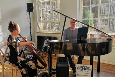 Venue Spotlight: Live Wedding Music at Elmore Court with JAM Duo