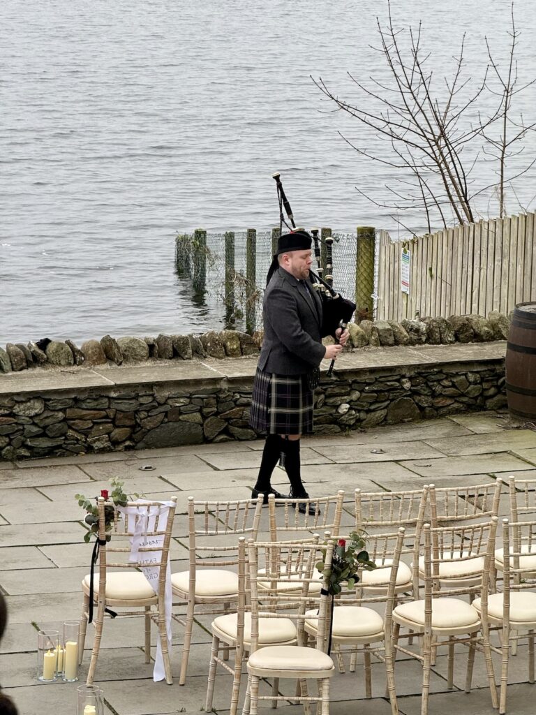 Piper at Loch Lomond Scotland