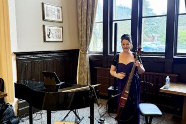 Winter Wedding Ceremony & Drinks Reception Music at Danby Castle for Sophie and Mike